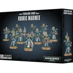 Tabletop Miniatures>Warhammer 40K: Chaos Space Thousand Sons Rubric Marines Plastic Miniatures - Your Source for Gaming Essentials
