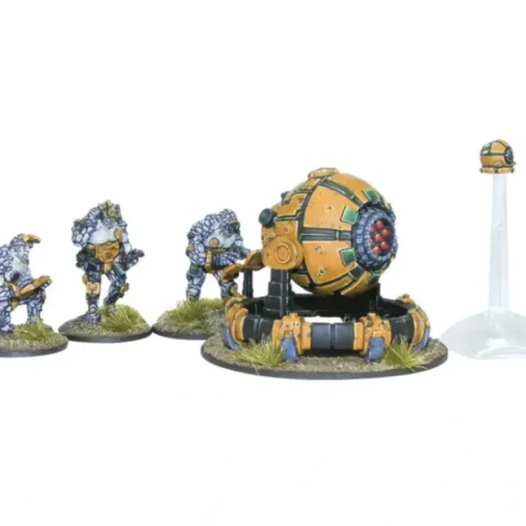 Tabletop Miniatures>Warlord Gates of Antares Boromite Team with Heavy Frag Borer Unpainted Mini - Your Source for Gaming Essentials
