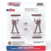 Williams 00228 Bachmann O/O27 Tubular Lighted Track Bumpers (2) - Your Source for Gaming Essentials* Trains