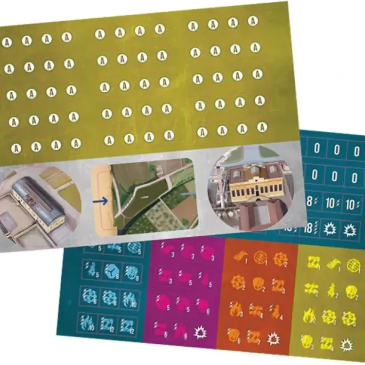 Board Games>Wings of Glory: Tripods and Triplanes WW2 Counter Set - Your Source for Gaming Essentials