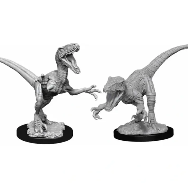 Tabletop Miniatures>WizKids Deep Cuts Unpainted Miniatures: (W11) Raptors - Your Source for Gaming Essentials