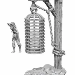 Tabletop Miniatures>WizKids Deep Cuts Unpainted Miniatures: (W12.5) Hanging Cage - Your Source for Gaming Essentials
