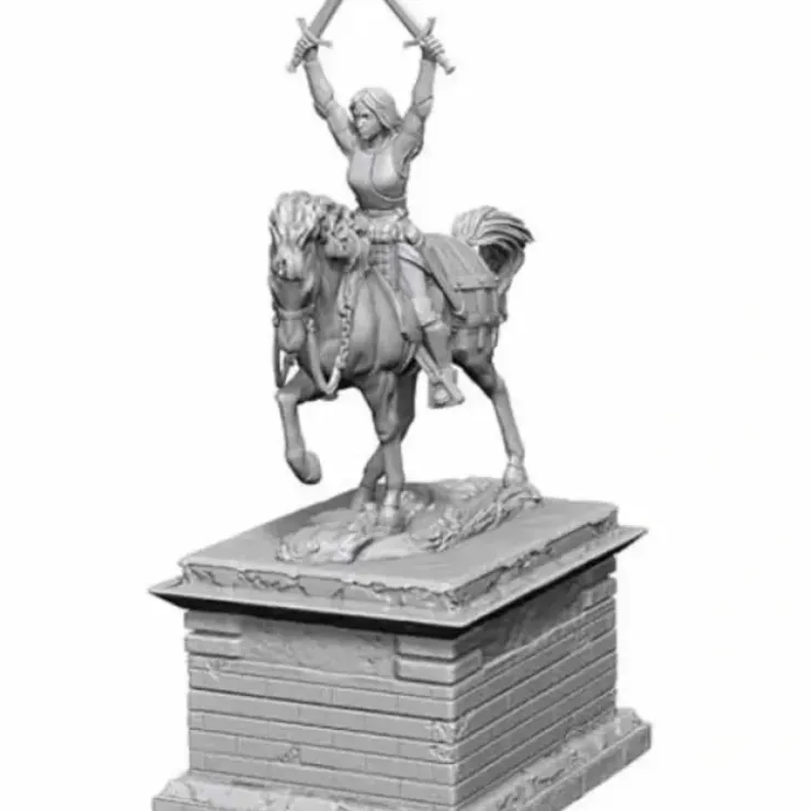 Tabletop Miniatures>WizKids Deep Cuts Unpainted Miniatures: (W12.5) Heroic Statue - Your Source for Gaming Essentials