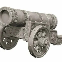 Tabletop Miniatures>WizKids Deep Cuts Unpainted Miniatures: (W12.5) Large Cannon - Your Source for Gaming Essentials