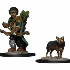 Tabletop Miniatures>WizKids Wardlings Painted Miniatures: (W1) Boy Ranger & Wolf - Your Source for Gaming Essentials
