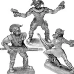 Tabletop Miniatures>Wolframs Gang (3) #20-563 Shadowrun RPG Metal Ral Partha Figure - Your Source for Gaming Essentials