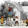 Woodland Scenics A1882 HO Firemen to the Rescue Figures (Set of 8) - Your Source for Gaming Essentials* Trains