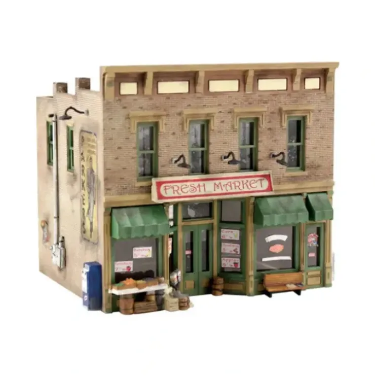 Woodland Scenics PF5200 N Fresh Market Building Kit - Your Source for Gaming Essentials* Trains