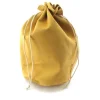 Dice>8"x7"x5" Leather Gaming Dice Bag with String-Top Closure and Flat Bottom - Your Source for Gaming Essentials