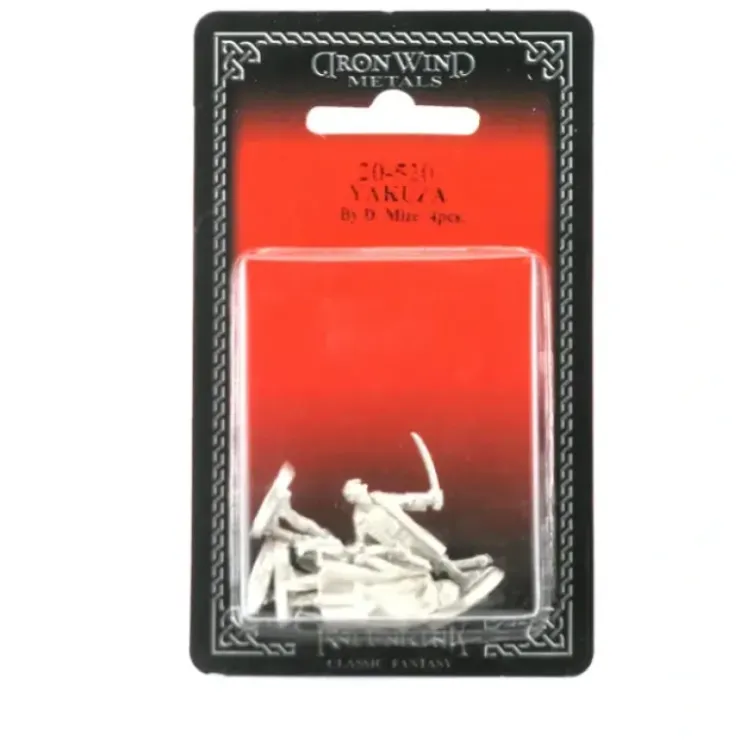 Tabletop Miniatures>Yakuza (4) #20-520 Shadowrun RPG Metal Ral Partha Figure - Your Source for Gaming Essentials