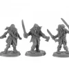 Tabletop Miniatures>Zombie Pirates (3) #30040 Reaper Legends: Bones USA Unpainted Plastic Figures - Your Source for Gaming Essentials